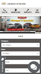 Mobile Screenshot of chevroletofmilford.com